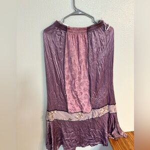 Vintage Purple Maxi Skirt